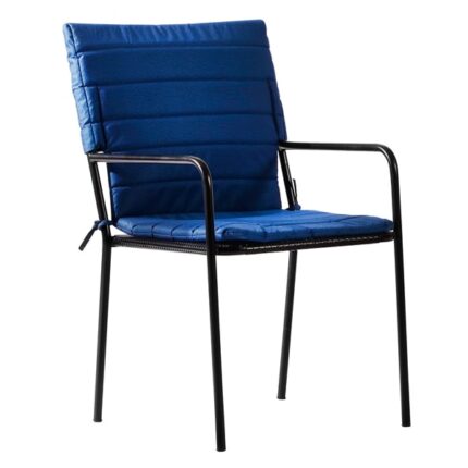 صندلی فلزی آبی سان سافت